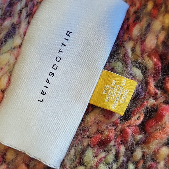 Rare Anthro Leifsdottir Long Sleeve Button Front Wool Blend Cardigan, XXS/XS - Picture 7 of 16